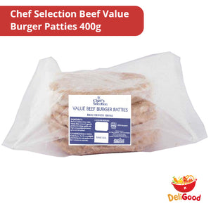 Chef Selection Beef Value Burger Patties 400g