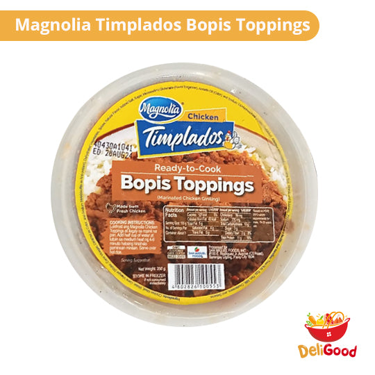 Magnolia Timplados Bopis Toppings