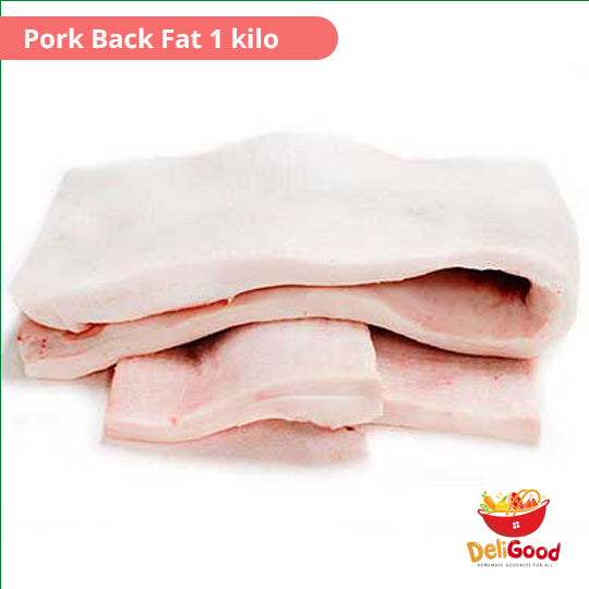 Pork Back Fat Skinless 1 kilo