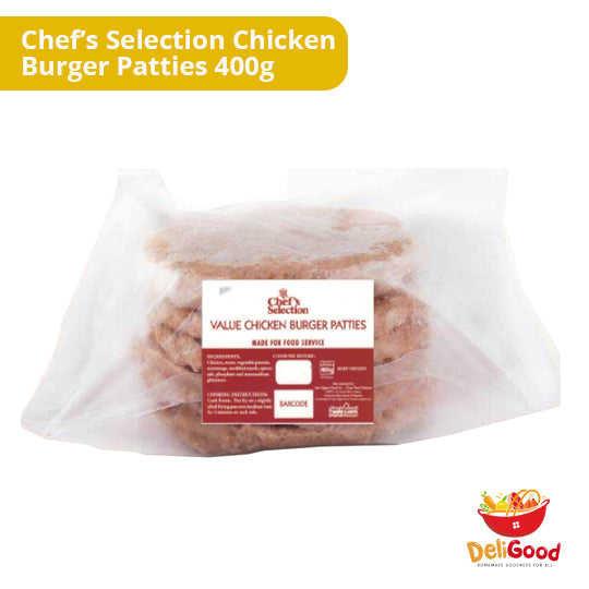 Chef’s Selection Chicken  Burger Patties 400g