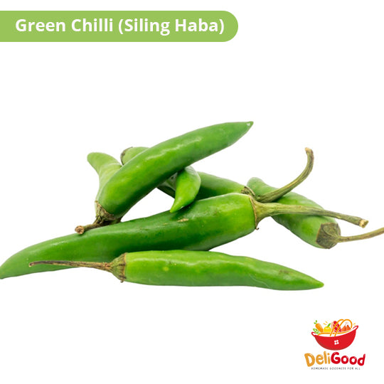 DeliGreens Green Chilli (Siling Haba) 100g