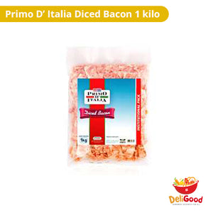 Primo D' Italia Diced Bacon 1 kilo