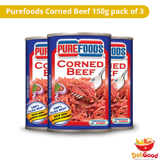 Purefoods Corned Beef 150g pack of 3