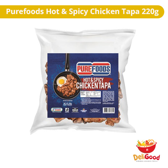 Purefoods Hot & Spicy Chicken Tapa 220g – DeliGoodPH