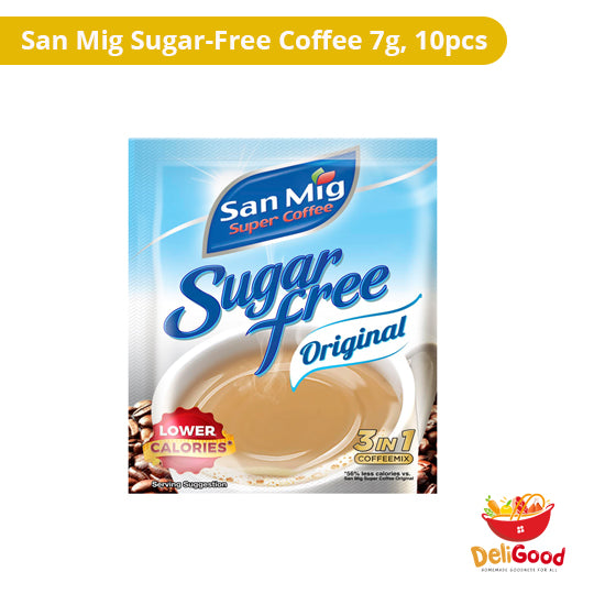 SanMig Sugar-Free Original Coffee 7g, 10pcs