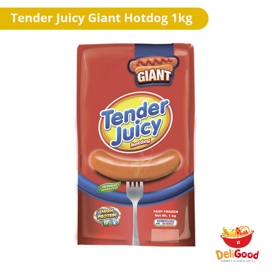 Tender Juicy Giant Hotdog 1 kl