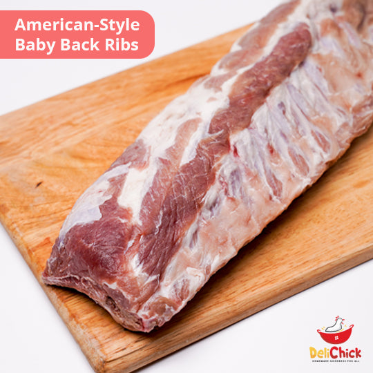DeliPrime American-Style Baby Back Ribs 800g-1.0kl
